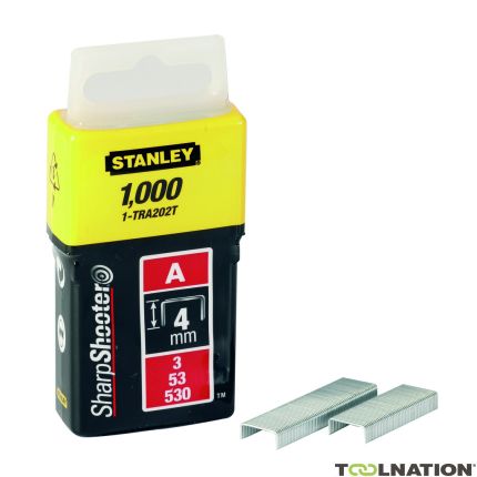 Stanley 1-TRA202T Staple 4mm Type A - 1000 pcs - 1