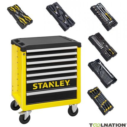 Stanley STHT6-80827 Transmodule Tool Cart 7 Trays filled with 6 modules! - 1