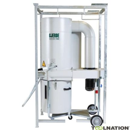 Gjerde 1993420 Dust-Drin 100 Dust Extractor System 400 Volt in transport frame for in "closed" areas - 1