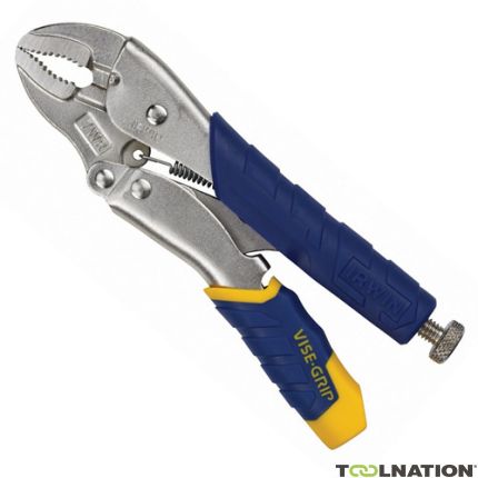 Irwin T07T Locking Pliers with curved jaw, wire cutter and quick release 7WR 175 mm - 1