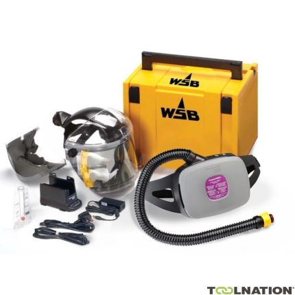 Toolnation 71000001 PA700 SET WSB PPE Premium Kit - Full Face Mask with Battery Powered Air Supply - 1