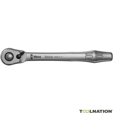Wera 05004004001 8004 A Zyklop Metal ratchet with switch lever with 1/4" actuator - 1