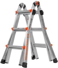 Velocity telescopic folding ladder 4x3 steps