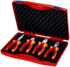 Knipex 002015 Tool box filled "RED" Electro Set 1