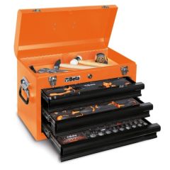 Beta 022006201 2200E/21 toolbox with 3 drawers filled 159 pcs