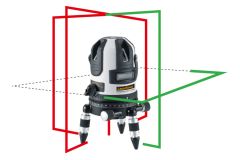 Laserliner 057.300L PowerCross Laser 5 Combi Cross Line Laser Green and Red in L-Boxx