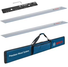 Bosch Professional Accessories 0615990M8Z FSN 1400 Set professional - 2 x guide rail 1400 mm + bag + connector
