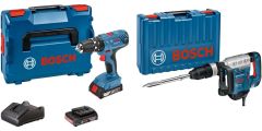 Bosch Professional 0615A5003V GSH 5 CE Demolition hammer + GSB18V-21 Impact drill