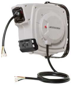 Ecodora 0E5515F Wall Reel 9+1M Electric Cable 3G X 2.5 H05 With Speedcontrol (No Plug)