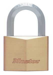 Masterlock 1145EURD Padlock, solid brass 40mm - O7.5mm