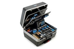 '8078570 115.04/P - B&W Mechanic''s toolcase TOPrhino, black, pocket filled 85 pcs.'