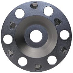 Swinko 12.328.15 Diamond cup wheel PCD 125 mm – Bore 22.2 mm - Pointed segments