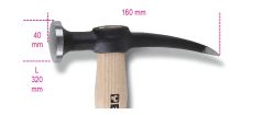 Beta 013450010 1345-Flat And Pen Hammer