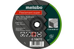 Metabo 616672000 Grinding disc Ø 230x6,0x22,2 stone Flexiamant super