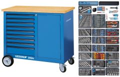 1504 0810 Mobile workbench 9 drawers Tool set 325-piece 1873849