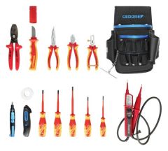 Gedore 3100596 WT 1056 6-001 Tool set At Work 15-Piece