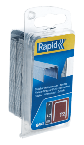 Rapid 40109570 No. 12 flat wire staples 12 mm  864 pieces