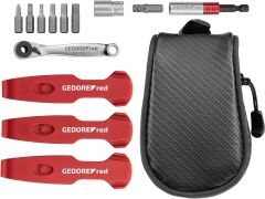 Gedore RED 3300194 R21702013 Bicycle Set on the Road 13-Piece