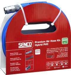 Senco Accessories 4000651 Compressed air hose 10 m x 6.5 mm hybrid PVC incl. fittings
