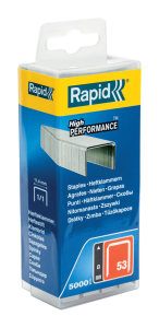 Rapid 40303084 No. 53 High-Performance wire Staples 8 mm  5,000 pcs.