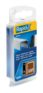 Rapid 5000556 No. 53F High-Performance wire Staples 8 mm  970 pcs.