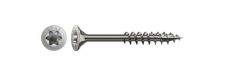 0197000500903 SPAX Stainless steel screw, 5 x 90 mm, 100 pieces, partial thread, flat head, T-STAR plus T20, 4CUT, stainless steel A2