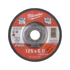 Milwaukee Accessories 4932451502 Metal deburring disc SG27 125 x 6 mm PRO+ (to be ordered by 50)