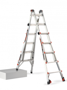 503926 Leveler telescopic folding ladder 4 x 6