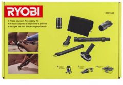 Ryobi 5132004832 RAKVA04 6-Piece Vacuum Cleaner Set compatible with R18HV-0 and R18PV-0