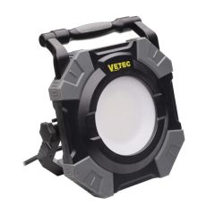 Vetec 55.325.10 Construction lamp LED 100W 3-color class I - 5m H07RN-F 3G1,5mm incl. 2x Schuko sockets
