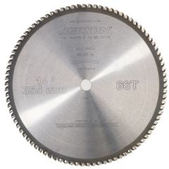600595 Tungsten carbide saw blade 355 mm 66T for mild steel