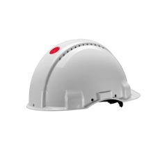 3M 7.21.09.350.00 Peltor G3000 Safety Helmet White Uvicator G3001NUV-VI