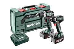 Metabo 685195000 Combo Set 2.8.3 18V 5.2Ah/2.0Ah Li-Ion - BS18 L BL cordless drill + SSD18 LT 200 BL impact screwdriver
