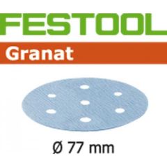 Festool Accessories 498931 Granat sanding discs STF D 77/6 P1200 GR/50