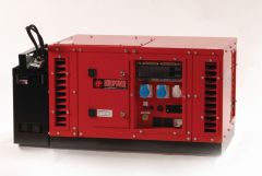 Europower 950000611 EPS6000E Generator set 6 KVA with petrol engine 2 x 230 Volt (16A) - 1x 230 Volt (32A) electric start