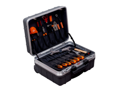 Bahco 984010320 32-piece tool set in sturdy carry case on wheels