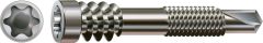 SPAX 0557000500513 Terrace screw aluminum 5 x 51 mm, Cylinder head, T-STAR PLUS T25, Fixing thread, stainless steel A2 - 100ST