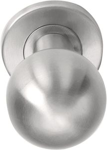 1502K030INXX4 BASICS LB501D front door knob rotatable on rosette matt stainless steel