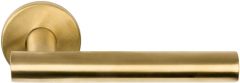 1501D150IMXX0 BASICS LB7-19 door handle EN1906 class 3 sprung on rose PVD matt gold