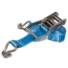 Delta CO.SB.RVS.035.09 Lashing strap with stainless steel ratchet and hooks 35mm x 9 meters