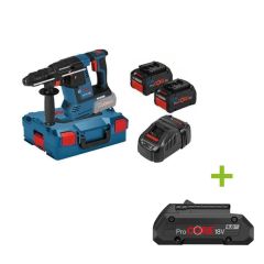 Bosch Professional 061191000F GBH 18V-26 F Combination hammer 18V 5.5Ah ProCore in L-Boxx