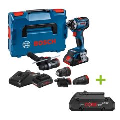 Bosch Professional 06019K6200 GSR 18V-90 FC Cordless Drill 18V 4.0Ah in L-Boxx