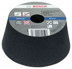 Bosch Professional Accessories 1608600241 Sanding bowl, conical - stone/concrete 90 mm, 110 mm, 55 mm, 54