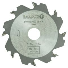 Bosch Professional Accessories 3608641008 Saw blade 105 x 20 mm x 4 mm 8 teeth