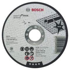 Bosch Professional Accessories 2608600094 Cut-off wheel Expert for Inox AS 46 T INOX BF, 125 mm, 2.0 mm