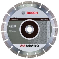 Bosch Professional Accessories 2608602619 Diamond Cut-off wheel Standard for Abrasive 230 x 22,23 x 2,3 x 10 mm