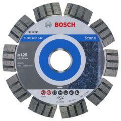 Bosch Professional Accessories 2608602642 Diamond Cut-off wheel Best for Stone 125 x 22,23 x 2,2 x 12 mm