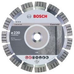 Bosch Professional Accessories 2608602655 Diamond Cut-off wheel Best for Concrete 230 x 22,23 x 2,4 x 15 mm