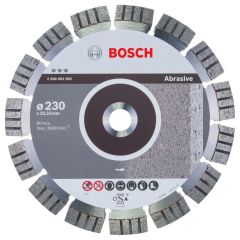 Bosch Professional Accessories 2608602683 Diamond Cut-off wheel Best for Abrasive 230 x 22,23 x 2,4 x 15 mm