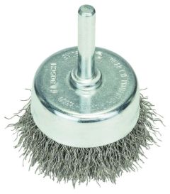 Bosch Professional Accessories 2608622117 Steel bowl brush 50 mm corrugated 6 mm shank Stainless
